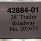 Trainworx Inc 42884-01 N LTL Trucks - Roadway Express 28' Pup Trailer #202625