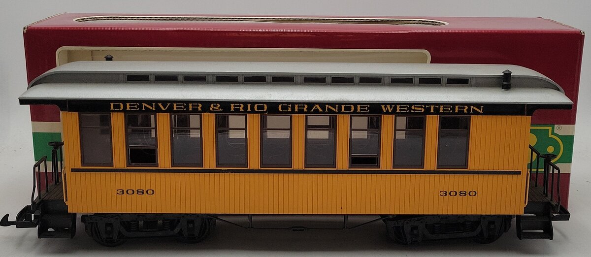 LGB 3080 G Scale Denver & Rio Grande Western Passenger Car VG/Box