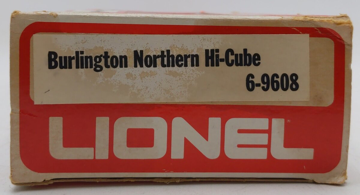 Lionel 6-9608 O Gauge Burlington Northern Hi-Cube Boxcar EX/Box