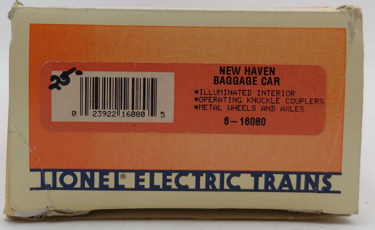 Lionel 6-16080 O Gauge New Haven Baggage Car #6080