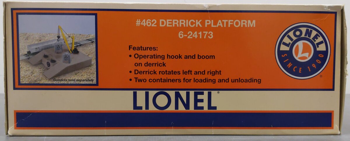 Lionel 6-24173 O Gauge #462 Derrick Platform EX/Box