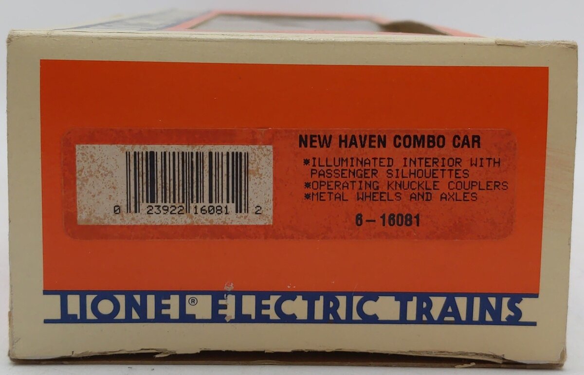 Lionel 6-16081 O Gauge New Haven Combo Car #6081 EX/Box