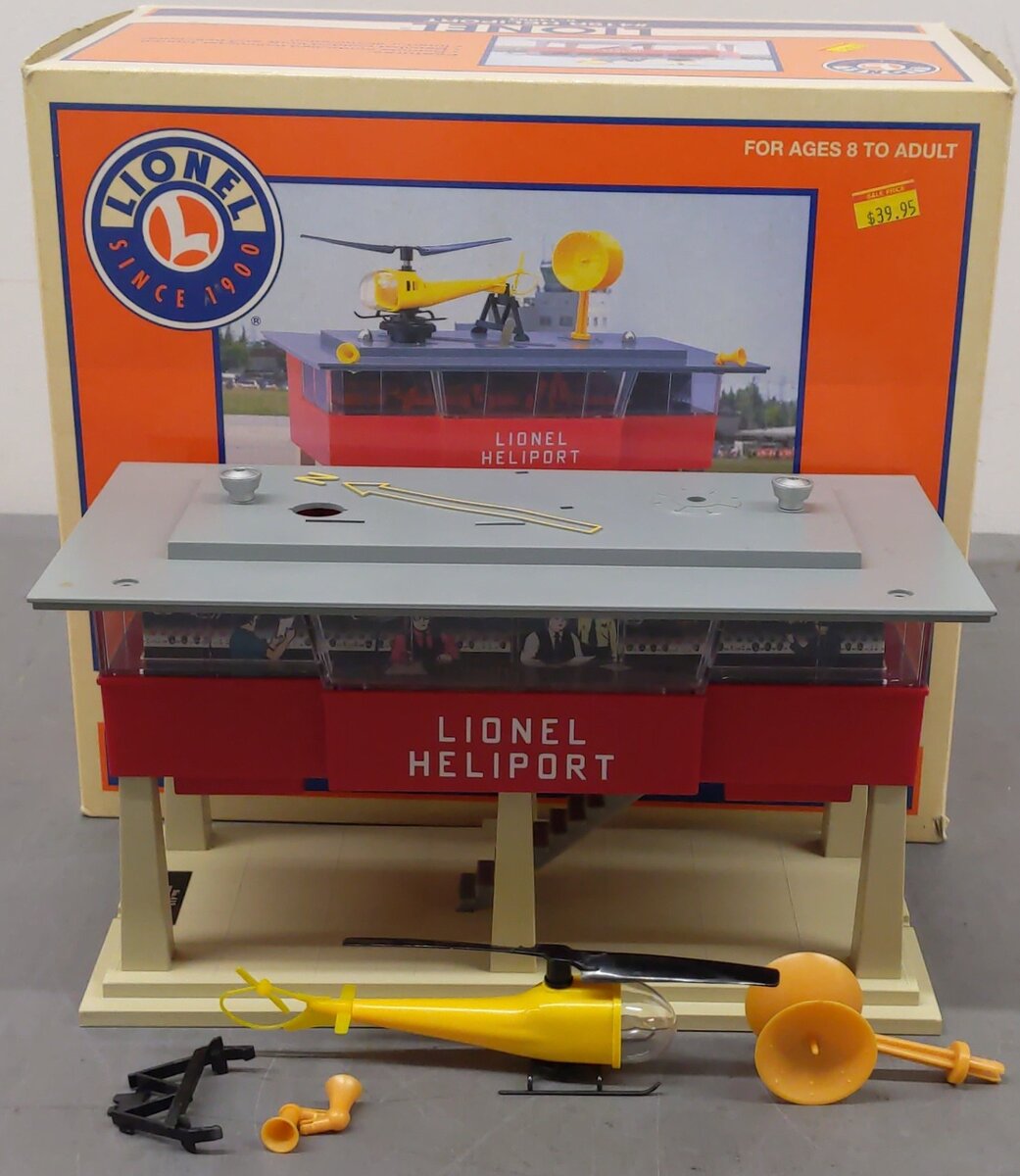 Lionel 6-14084 419R Operating Lionel Heliport EX/Box