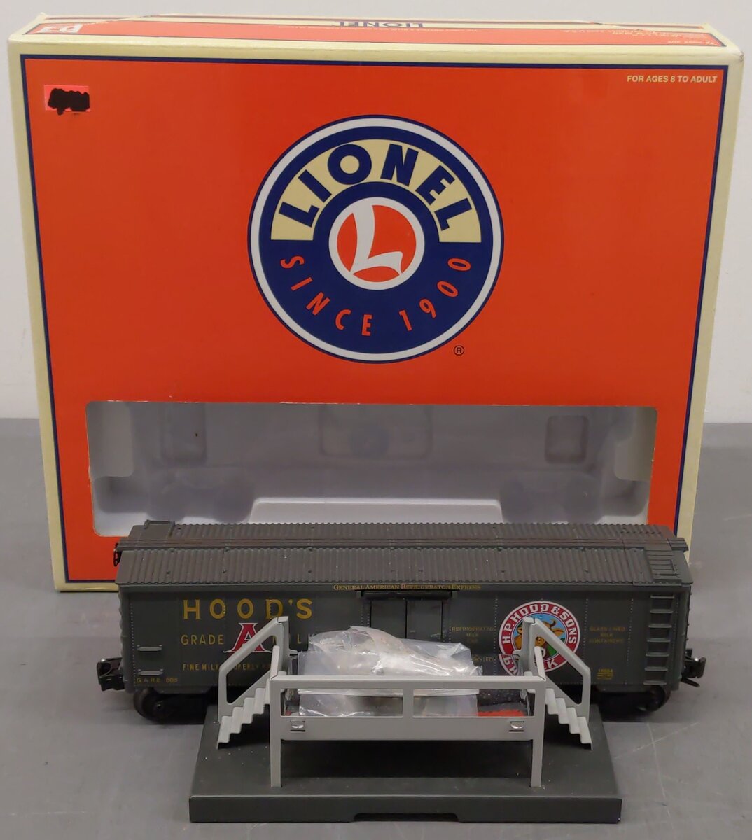 Lionel 6-19894 O Gauge Hood's Operating Milk Car EX/Box