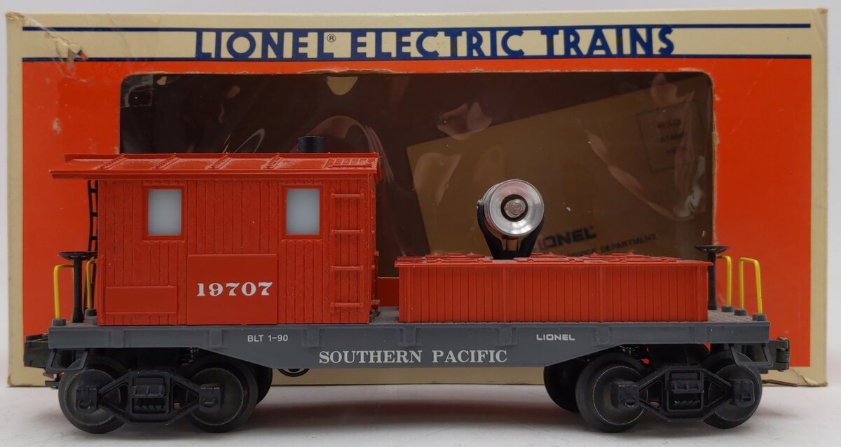 Lionel 6-19707 O Gauge Southern Pacific Searchlight Work Caboose #19707 EX/Box