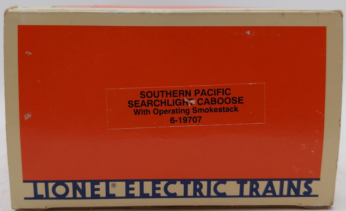 Lionel 6-19707 O Gauge Southern Pacific Searchlight Work Caboose #19707 EX/Box