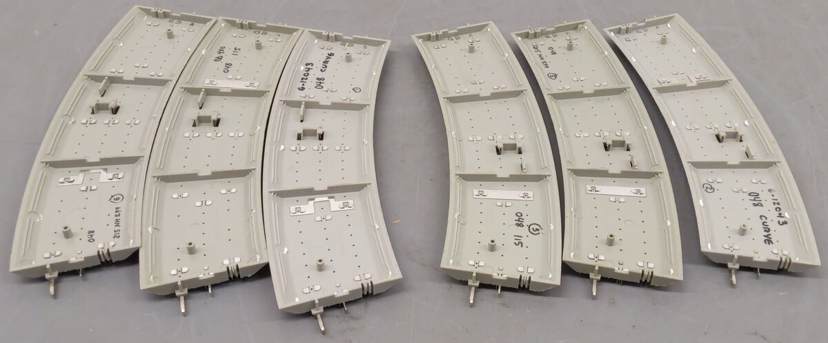 Lionel 6-12043 FasTrack O48 Curved Track [6] VG