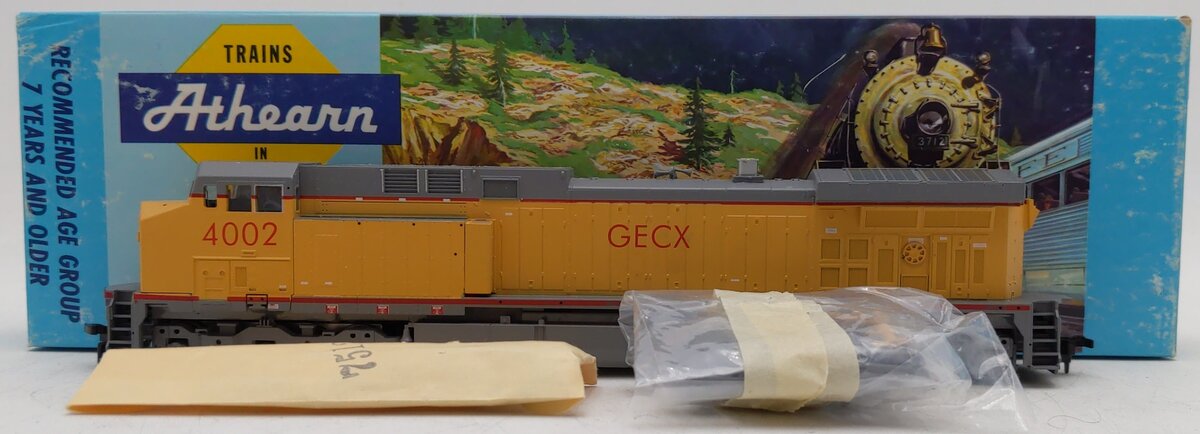 Athearn 4392 HO Scale GECX AC4400 Dummy Diesel Locomotive #4002 EX/Box
