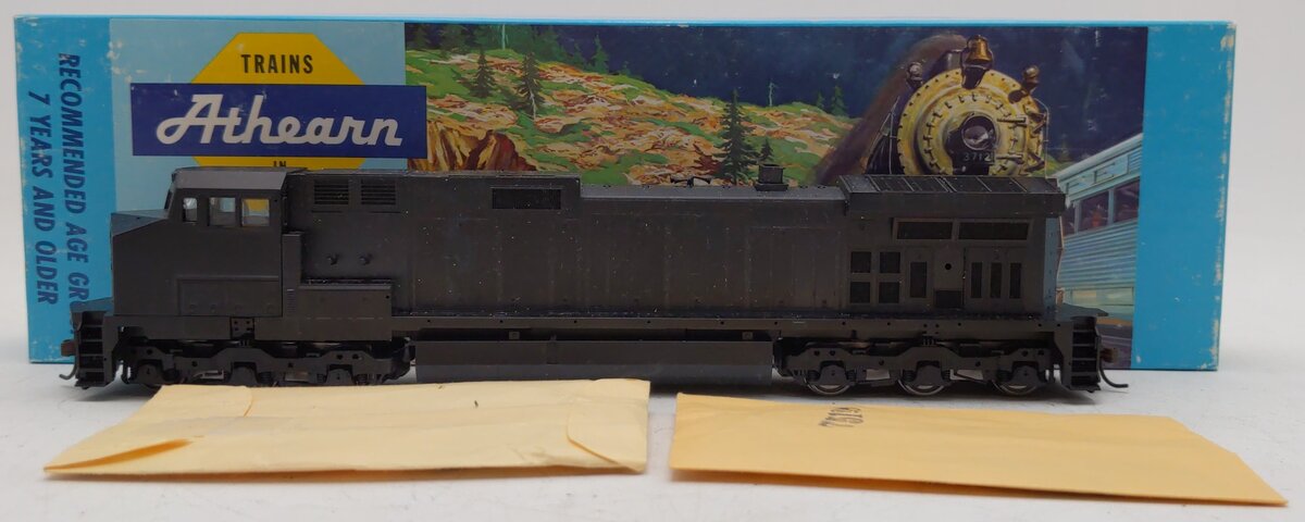 Athearn 4900 HO Undecorated C44-9W Powered Locomotive EX/Box