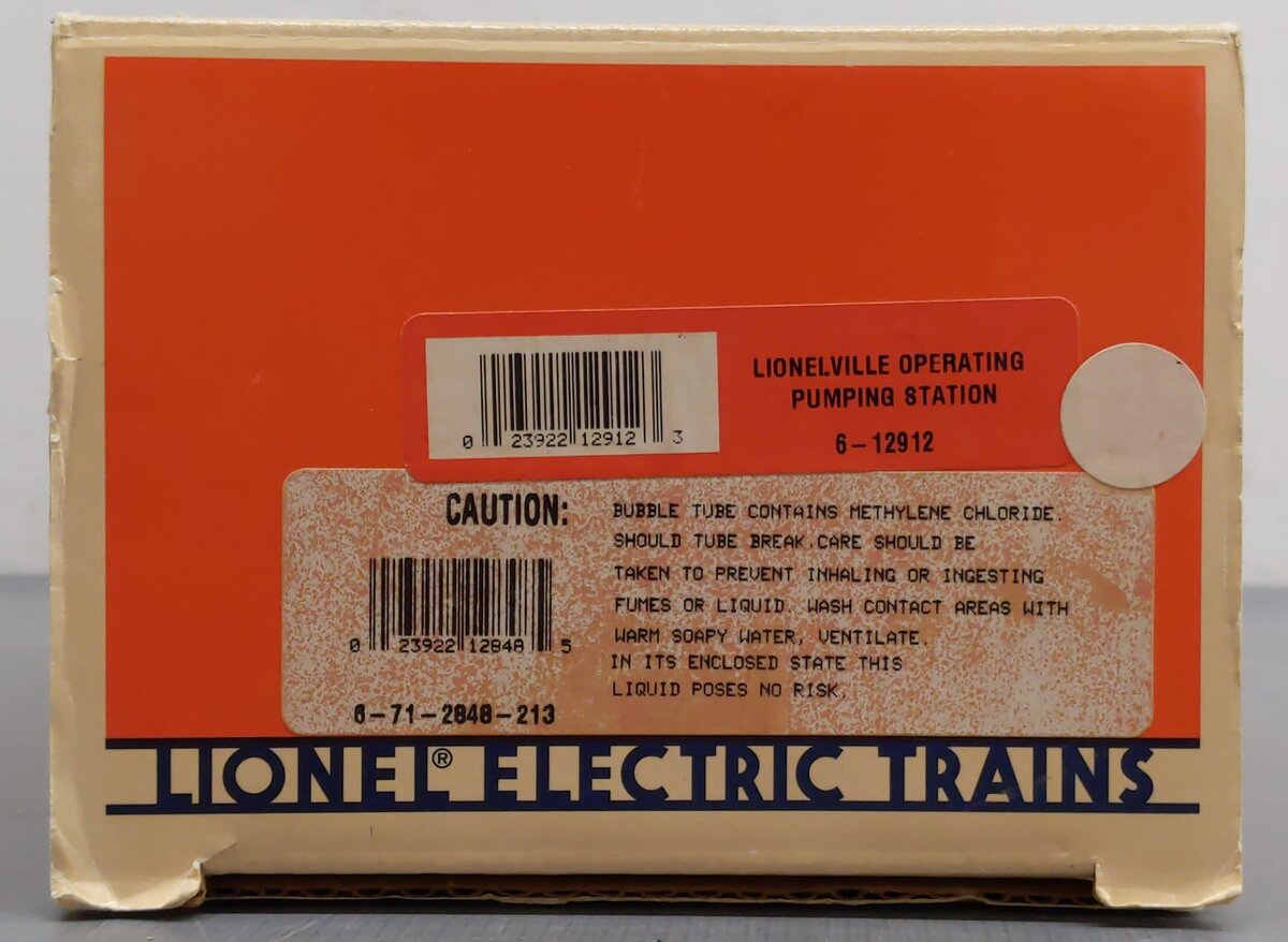 Lionel 6-12912 O Lionelville Operating Pumping Station VG/Box