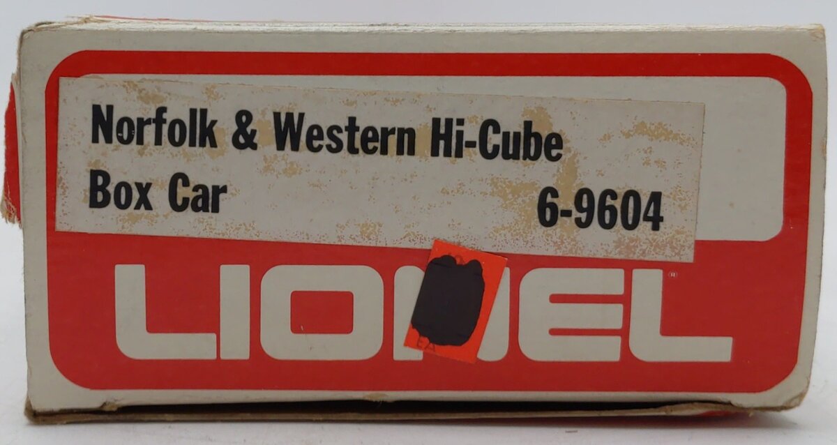 Lionel 6-9604 O Gauge Norfolk & Western Hi-Cube Boxcar EX/Box