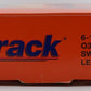 Lionel 6-12017 O36 FasTrack Left Hand Manual Switch Turnout VG/Box