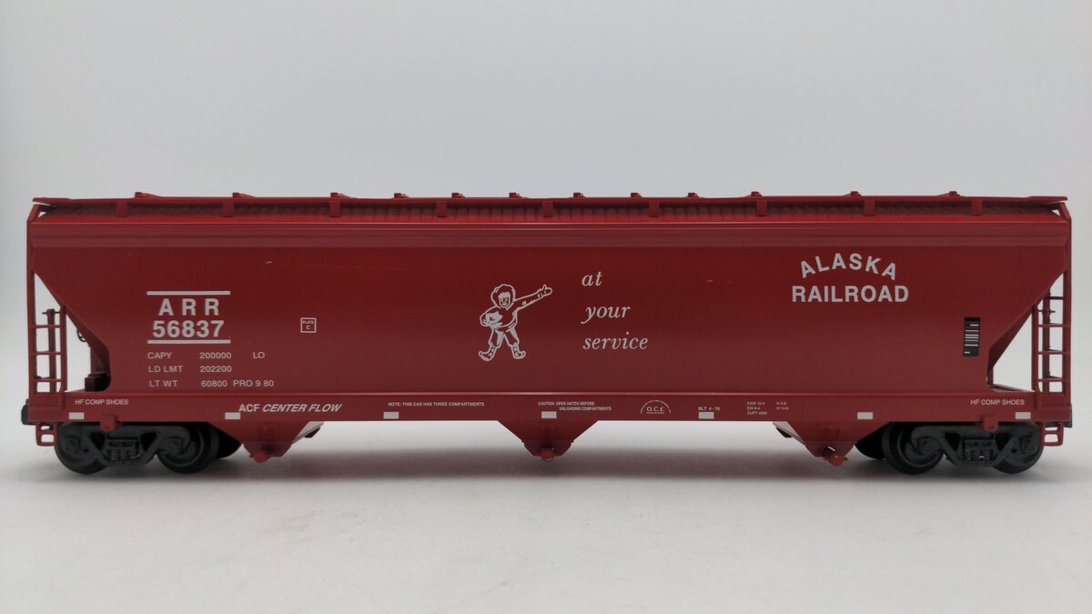 K-Line K623-1012 O Gauge Alaska Railroad Hopper #56837 EX