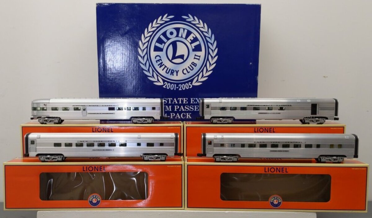 Lionel 6-29173 O New York Central Empire State Express Passenger Cars (Set of 4) EX/Box