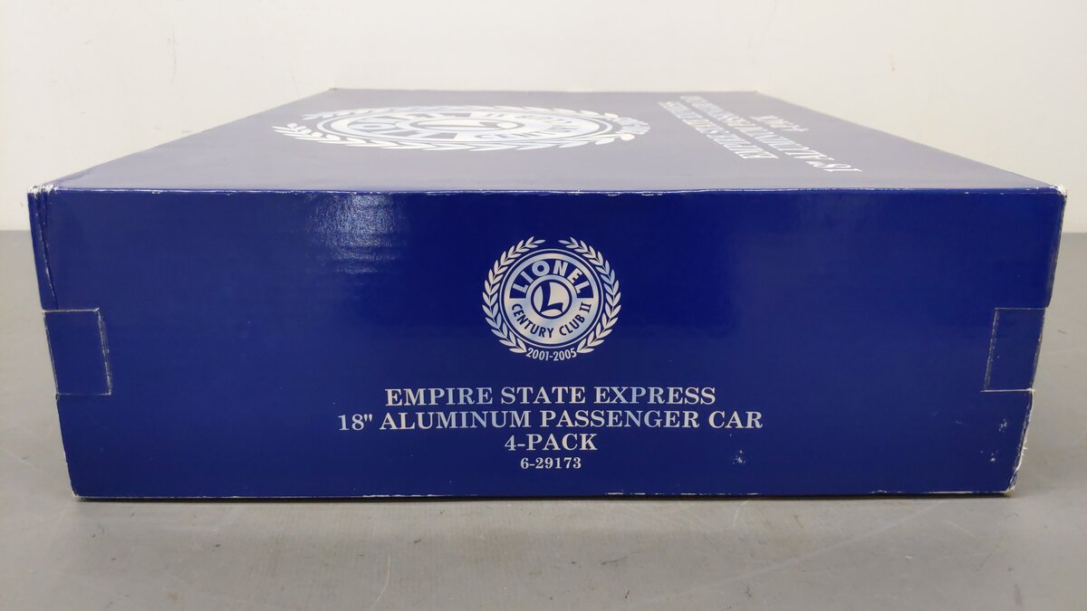 Lionel 6-29173 O New York Central Empire State Express Passenger Cars (Set of 4) EX/Box