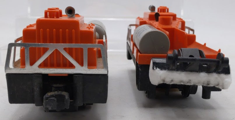 Lionel 3927 Vintage O Gauge Postwar Motorized Track Cleaner Cars [2] VG