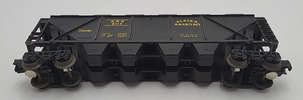 Lionel 6-9117 O Gauge Alaska Railroad Covered Quad Hopper #9117 EX/Box