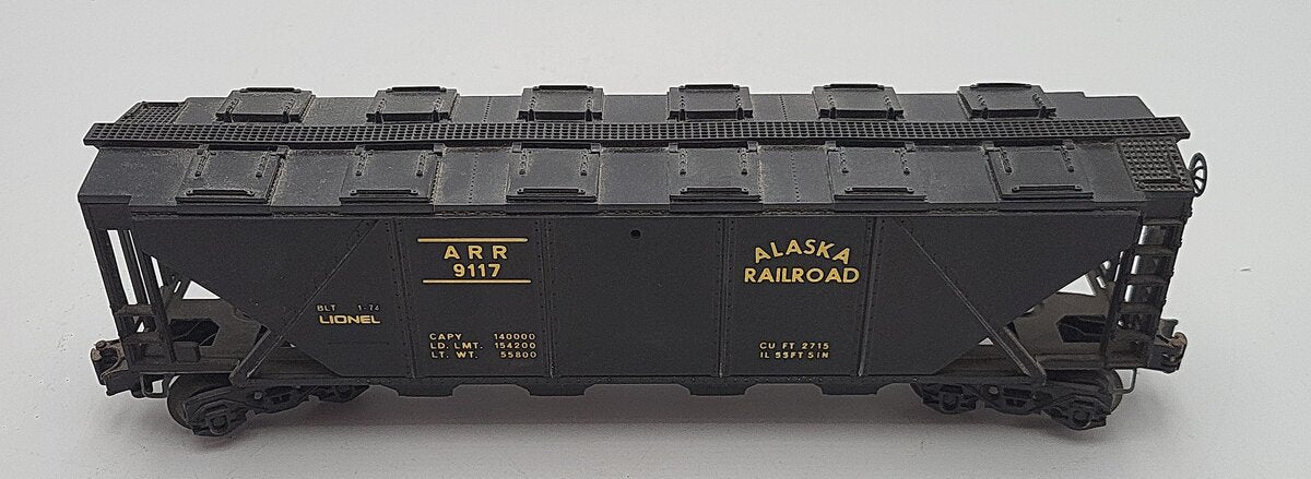 Lionel 6-9117 O Gauge Alaska Railroad Covered Quad Hopper #9117 EX/Box