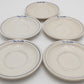 Syracuse China Rio Grande Prospector Pattern 5-3/8" Diameter Saucers (Set of 5) EX