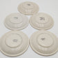 Syracuse China Rio Grande Prospector Pattern 5-3/8" Diameter Saucers (Set of 5) EX