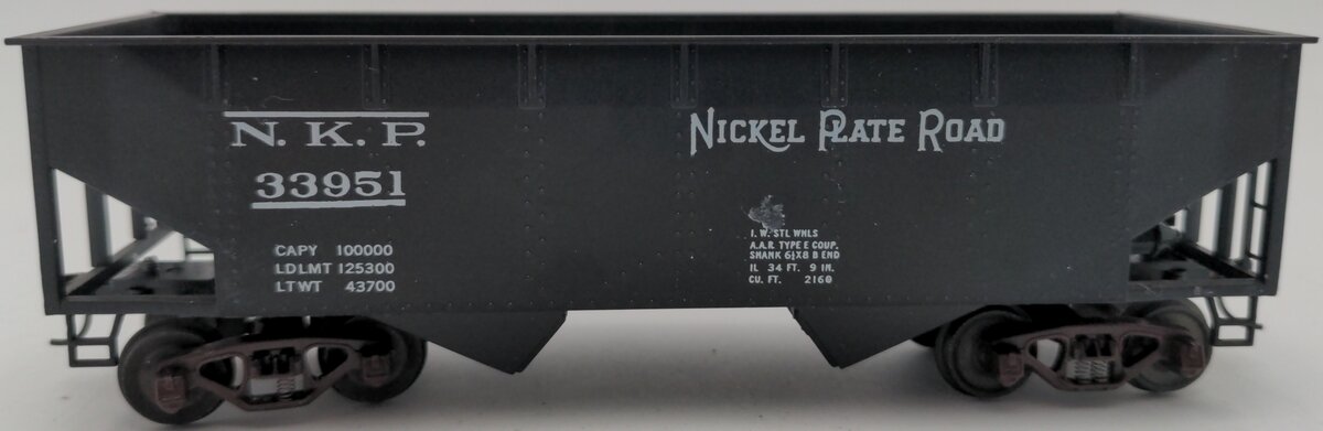 American Models S Scale Nickel Plate Road Hopper Car #33951 EX