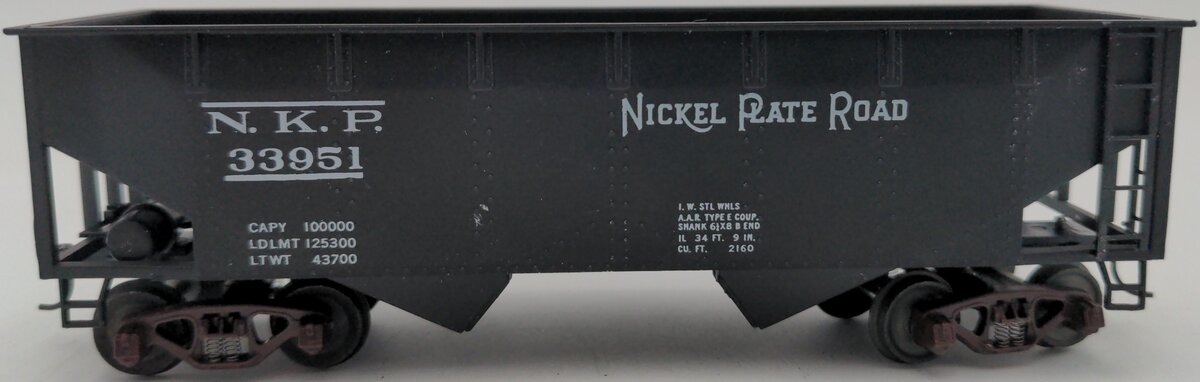American Models S Scale Nickel Plate Road Hopper Car #33951 EX