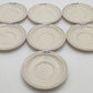 Syracuse China Rio Grande Prospector Pattern 5-3/8 Diameter Saucers (Set of 7) EX