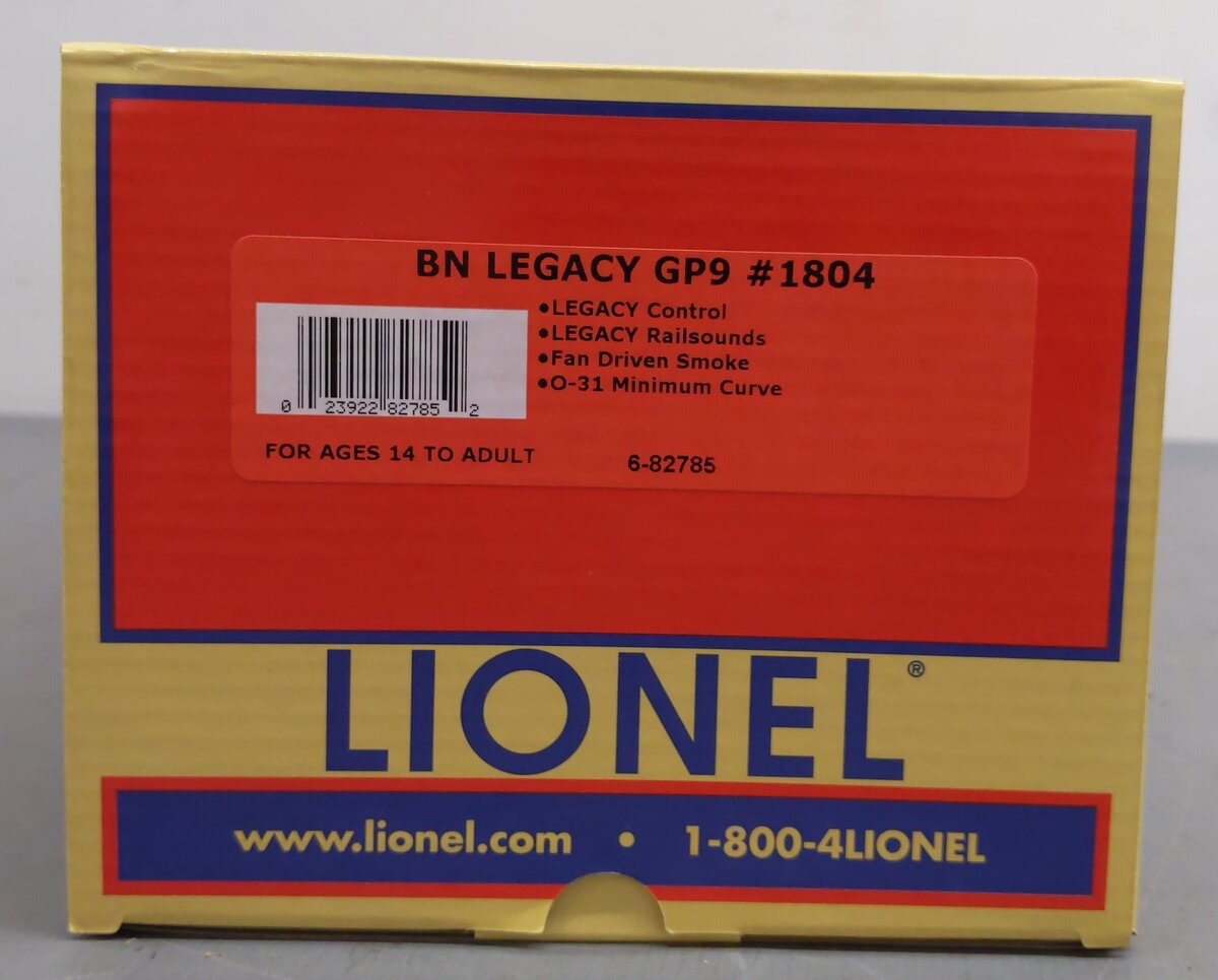 Lionel 6-82785 Burlington Northern GP9 Diesel Locomotive #1804