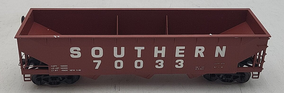 American Models 3377 S Scale Southern AAR 3-Bay Hopper #70033 LN/Box