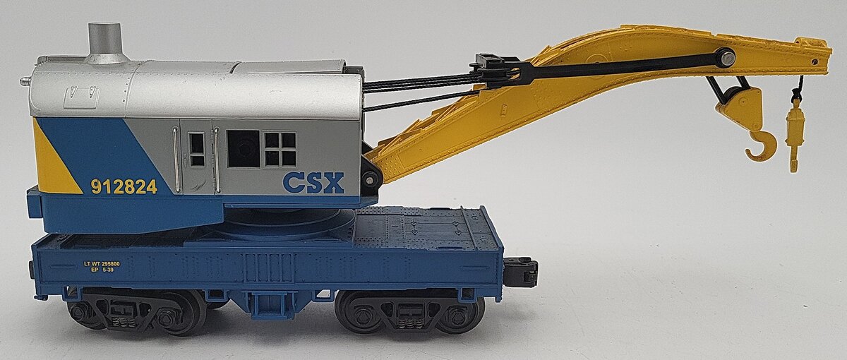 MTH 30-79147 CSX Crane Car EX