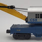 MTH 30-79147 CSX Crane Car EX