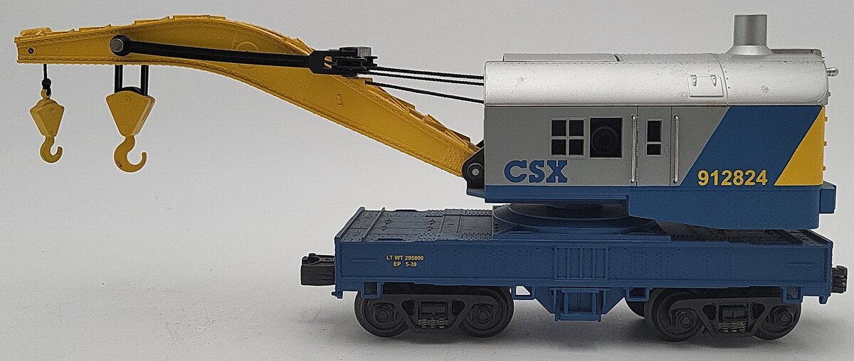 MTH 30-79147 CSX Crane Car EX
