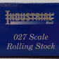 Industrial Rail 4102 O27 Santa Fe 4-Bay Covered Hopper/Box