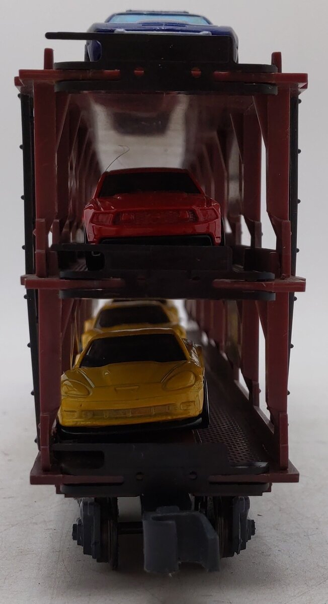 Lionel 6-9351 S Gauge Custom Pennsylvania Auto Carrier #9351 w/ Car Load VG/Box