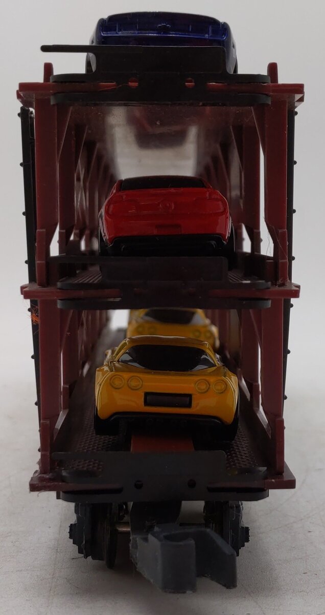 Lionel 6-9351 S Gauge Custom Pennsylvania Auto Carrier #9351 w/ Car Load VG/Box