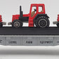 Lionel 6-16907 O Gauge Flatcar with 3 Farm Tractors EX