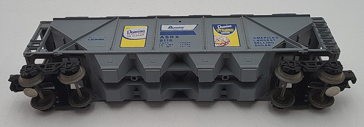 Lionel 6-9116 O Gauge Domino Sugar 4-Bay Hopper #9116 EX/Box