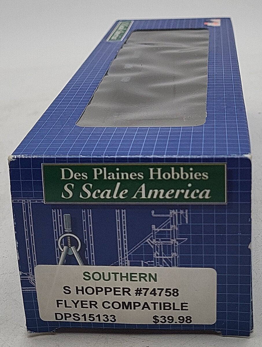 Des Plaines Hobbies DPS15133 S Scale Southern Hopper #74758 LN/Box
