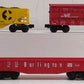 Lionel O Gauge Freight Car Assortment: 16715, 6424, 16355, 9707, 9016 [5] VG