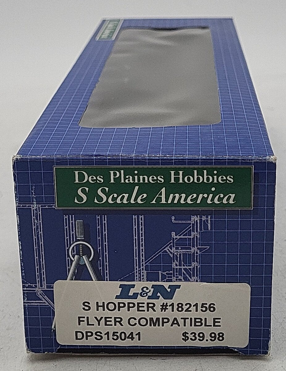 Des Plaines Hobbies DPS15041 S Scale L & N 3-Bay Hopper #182156 EX/Box
