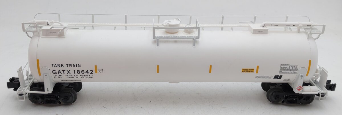 Lionel 6-85134 O White Tank Train Car #18642  LN/Box