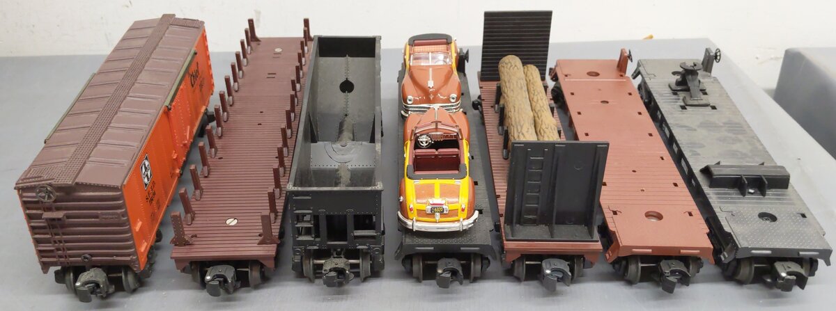 Lionel & K-Line O Gauge Freight Car Assortment: 16389, 6175, 10033, 121350 [7] EX