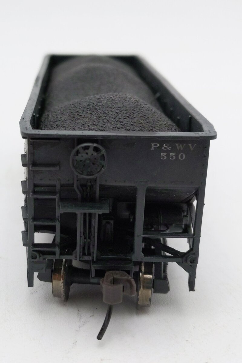 Atlas 1878-1 HO Pittsburgh & West Virginia 2-Bay Open Hopper #550 LN/Box