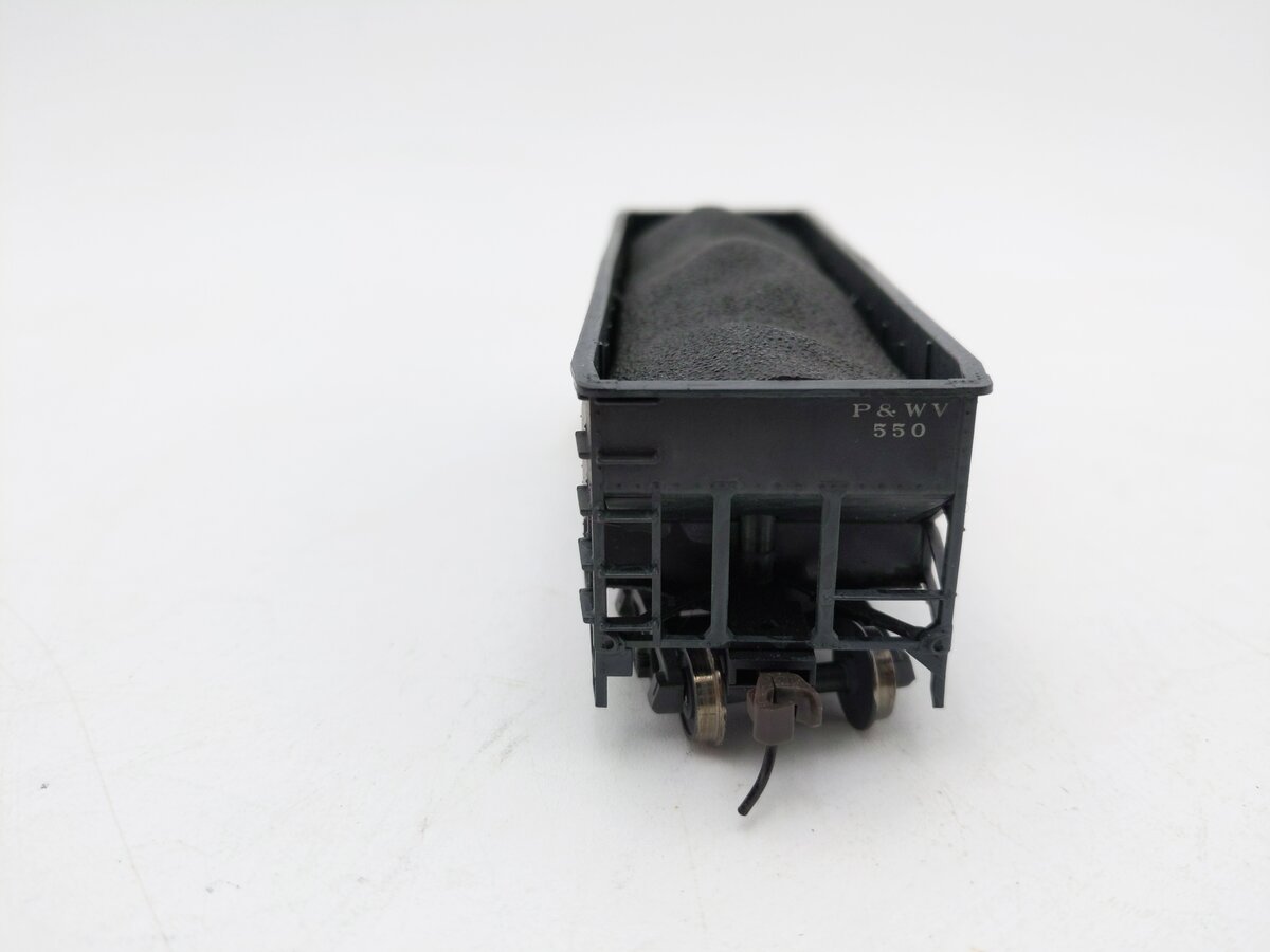 Atlas 1878-1 HO Pittsburgh & West Virginia 2-Bay Open Hopper #550 LN/Box