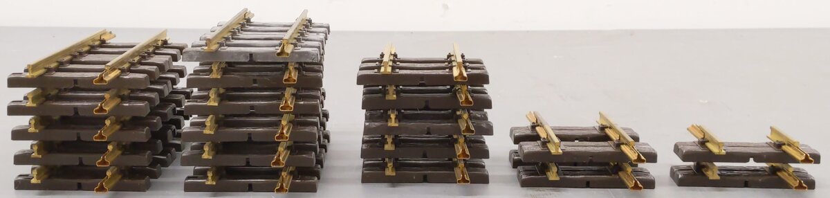 LGB G Scale Assorted Straight Track Sections [20] VG