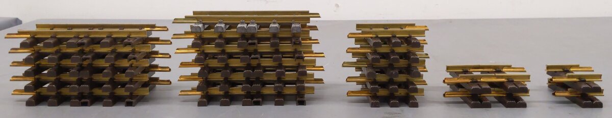 LGB G Scale Assorted Straight Track Sections [20] VG