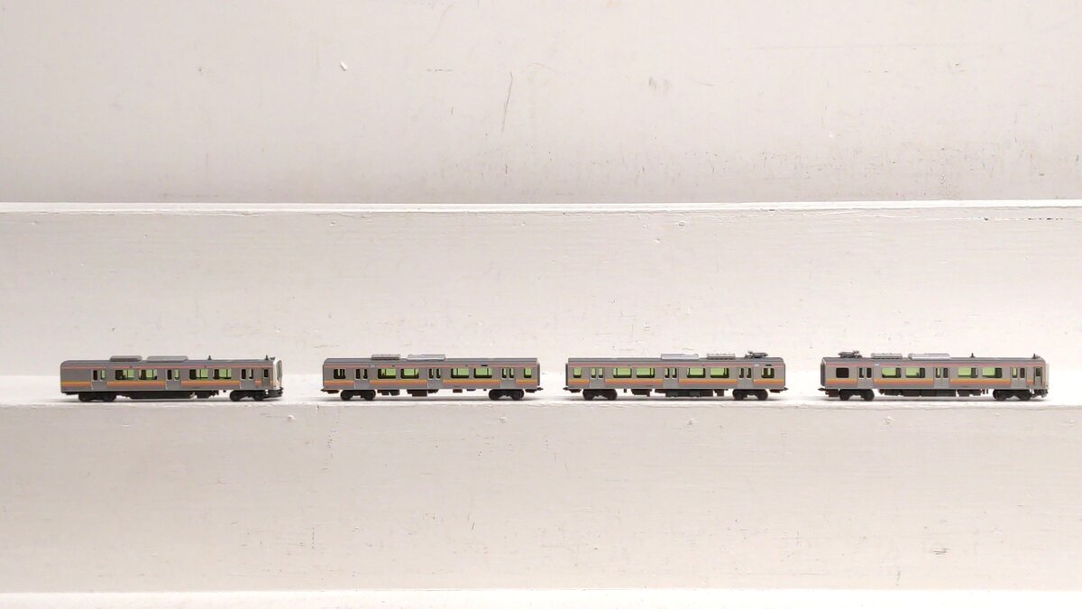 Kato 10-1735 N Scale JR E129 Series 4-Car Diesel Railcar Set LN/Box