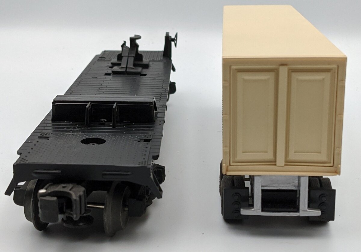Lionel 6-19411 O Gauge Nickel Plate Road Flatcar w/Sears Trailer EX/Box