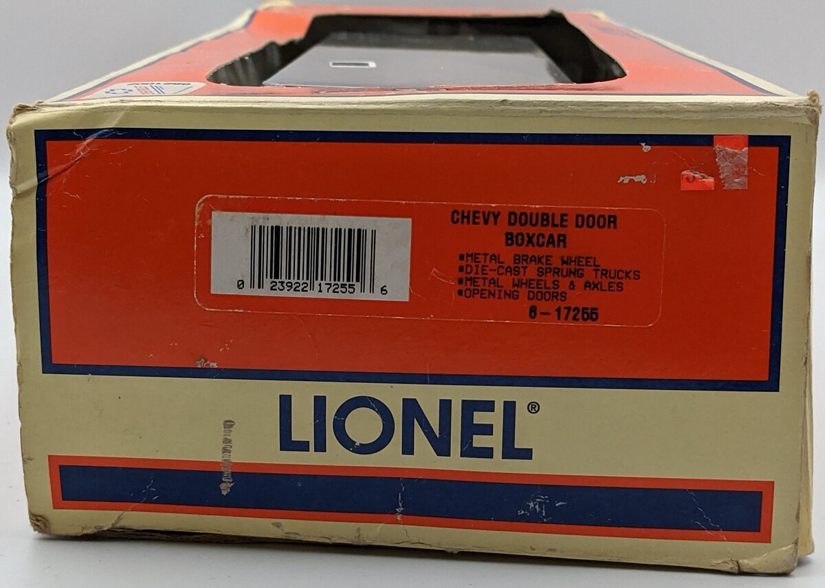 Lionel 6-17255 O Gauge Chevy Double Door Boxcar #9200 NIB