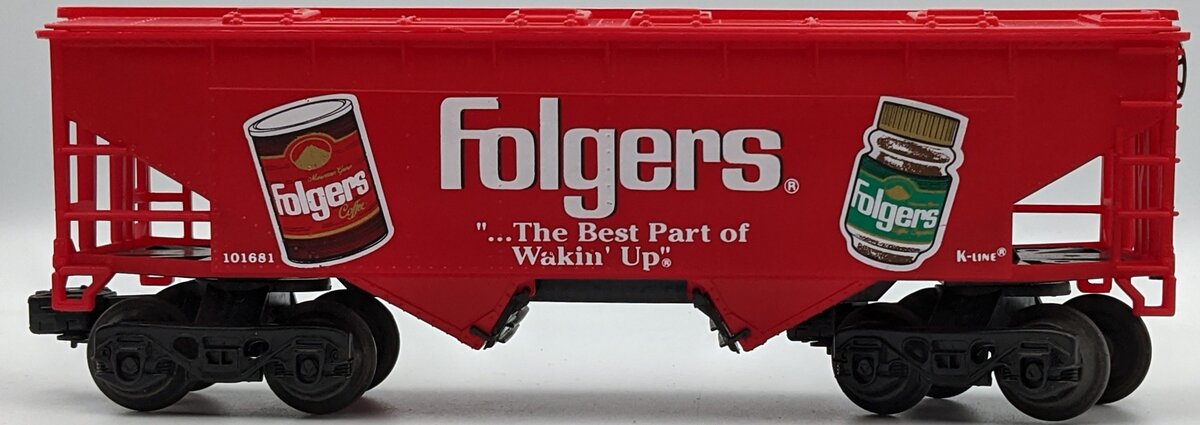 K-Line K101681 Folgers 2-Bay Hopper EX/Box